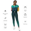 woman standing facing forward wearing Somebodys hero womens cropped windbreaker