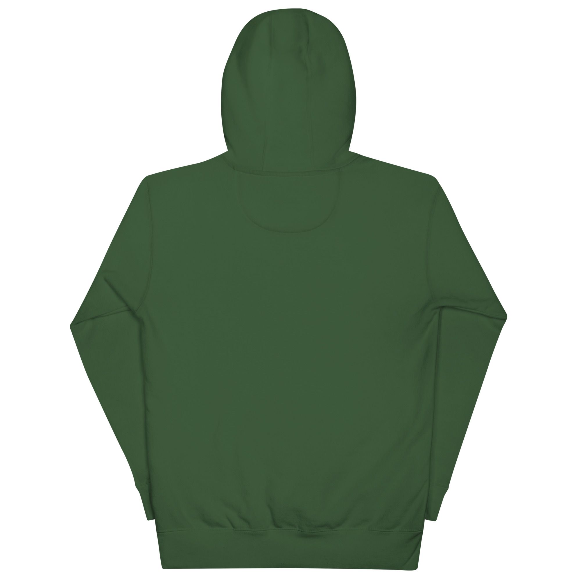 unisex premium hoodie forest green back 66dc9a307f3d8