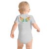 baby short sleeve one piece athletic heather back 67058706688fe