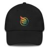 classic dad hat black front 66ff3af9a48a1