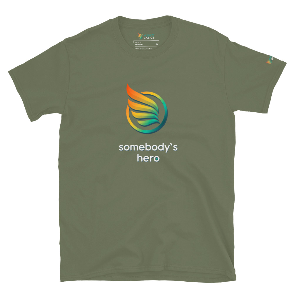 unisex basic softstyle t shirt military green front 6714341220d00