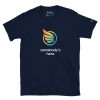 unisex basic softstyle t shirt navy front 67143411824aa