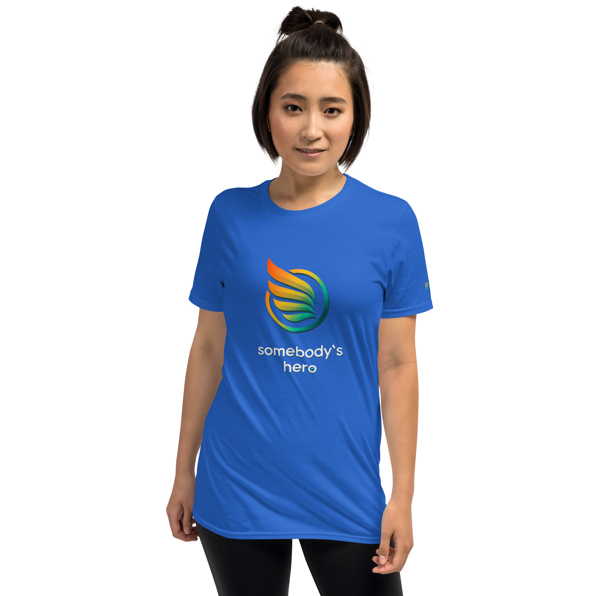 unisex basic softstyle t shirt royal front 671434115651d