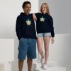 youth heavy blend hoodie navy front 66ff28b1ab05c