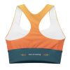 Woman wearing hero in training longline sports bra by Hero Basics