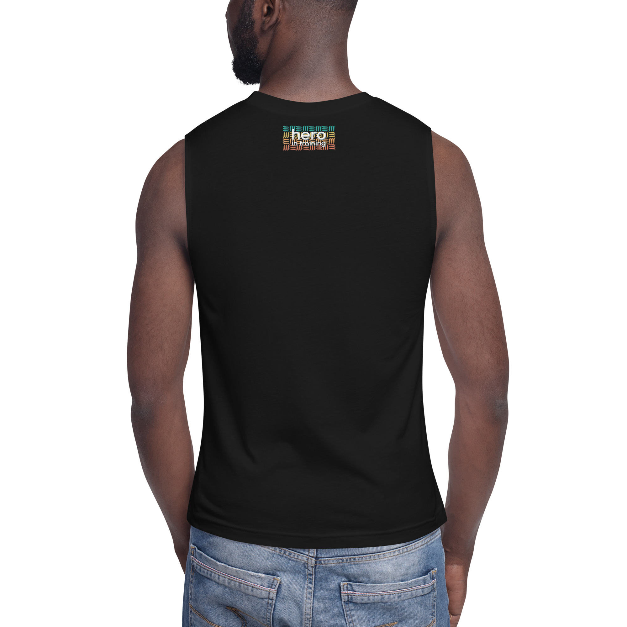 unisex muscle shirt black back 67be2a94e758d