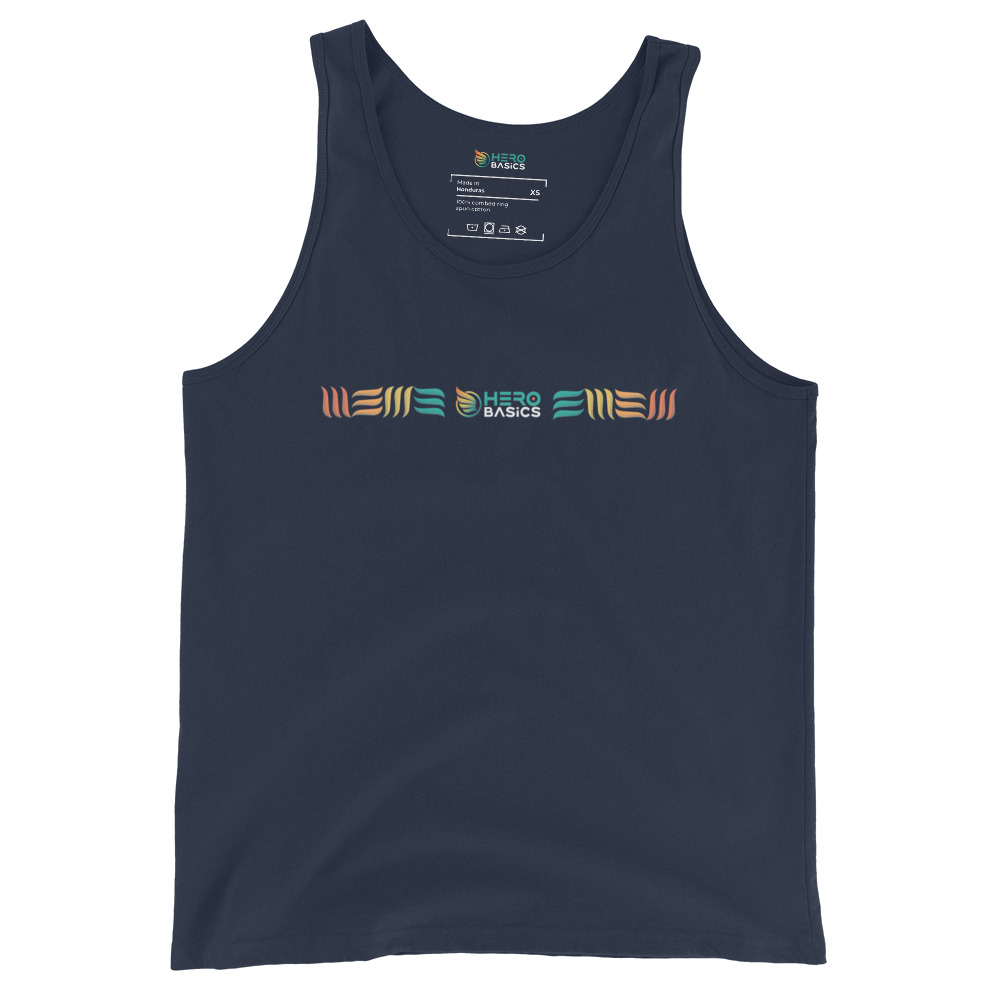 mens staple tank top navy front 6854a6383fb14