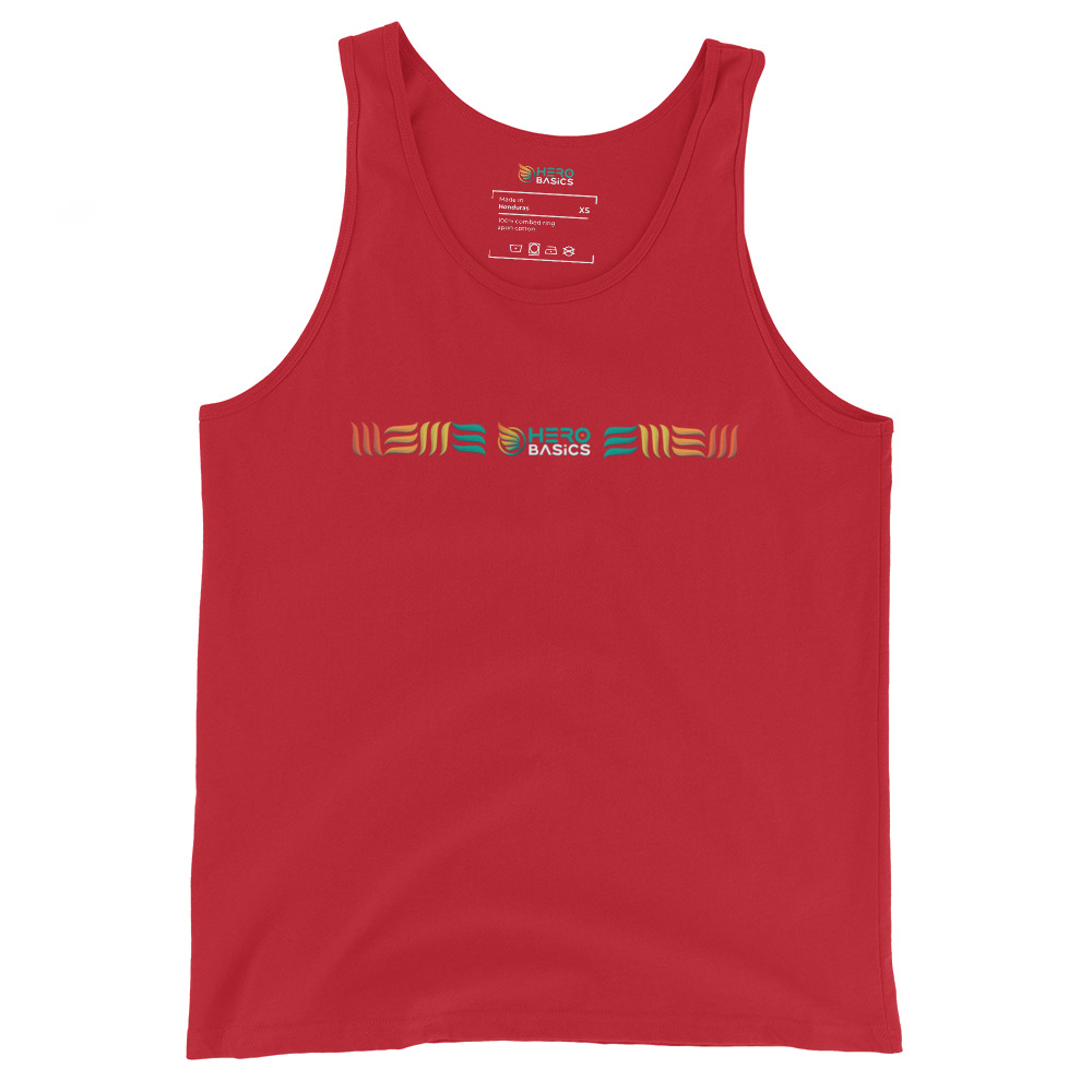 mens staple tank top red front 6854a638408a8
