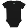 organic cotton baby bodysuit black back 6850cbffda1fb