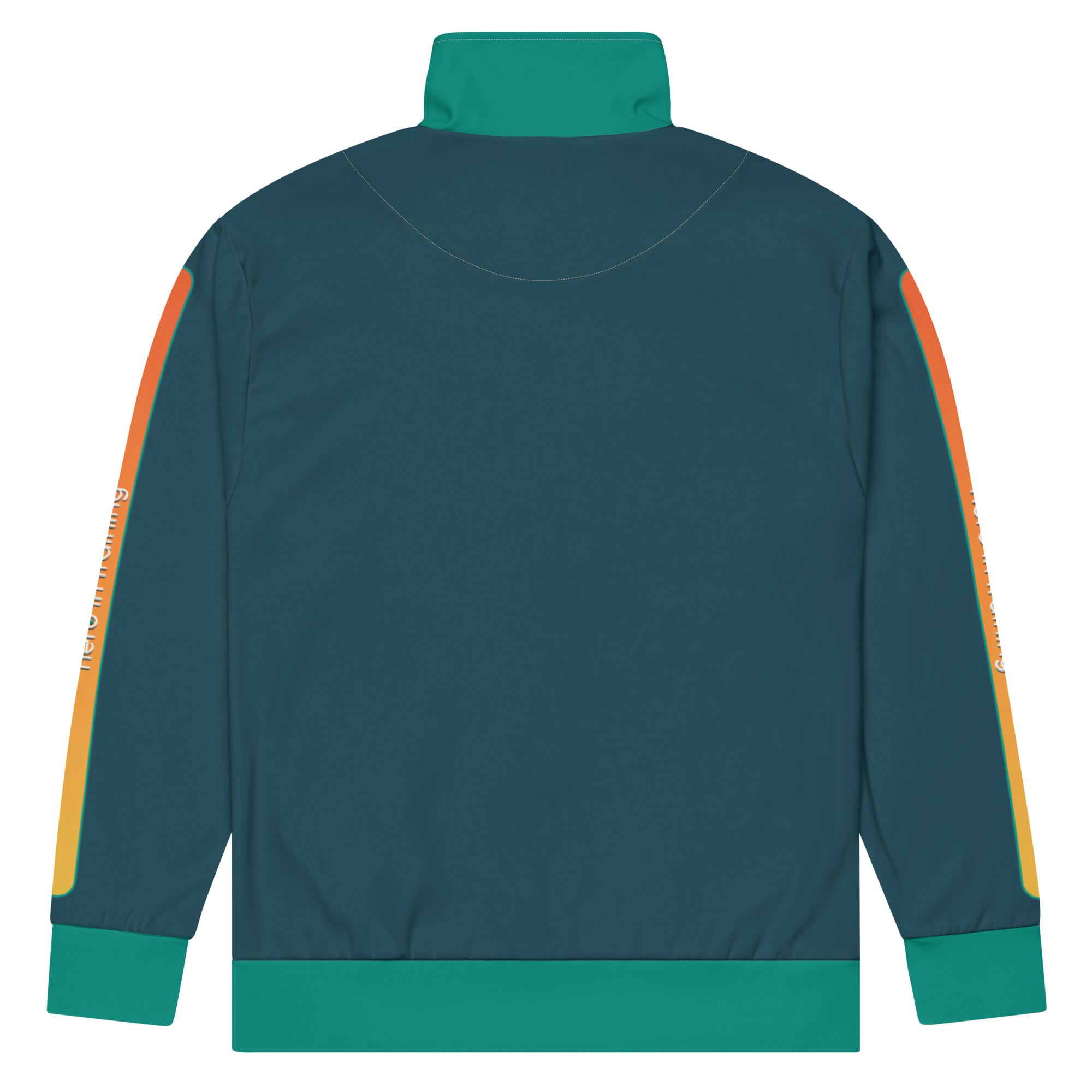 all over print recycled unisex track jacket white back 68a51f8629463